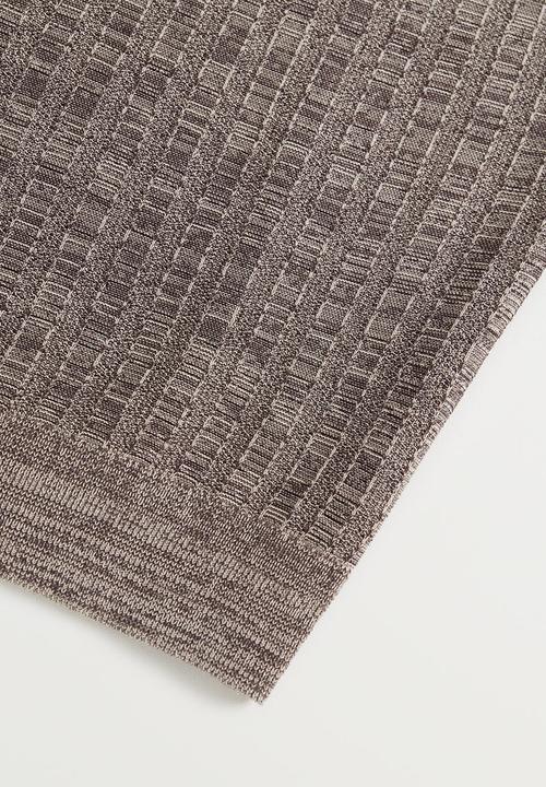 MANGO - Camilo sweater - brown