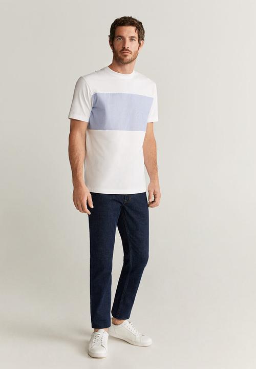 MANGO - Tesco T-shirt - white
