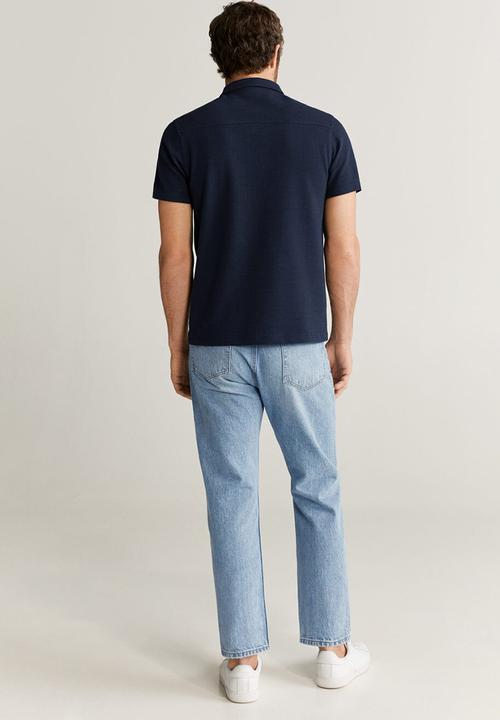 MANGO - Lore polo shirt - navy