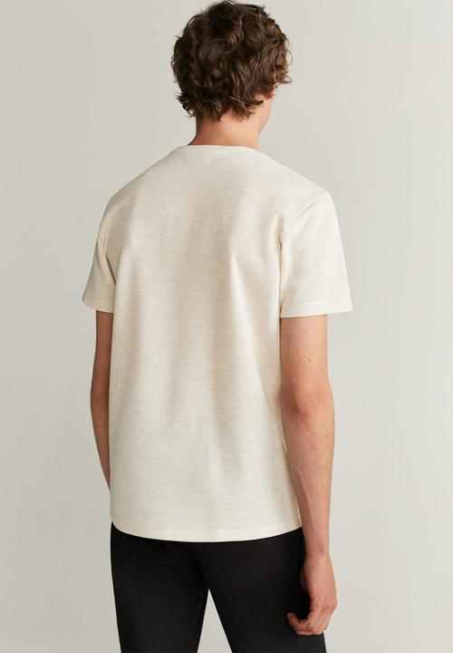 MANGO - Cebil T-shirt - brown