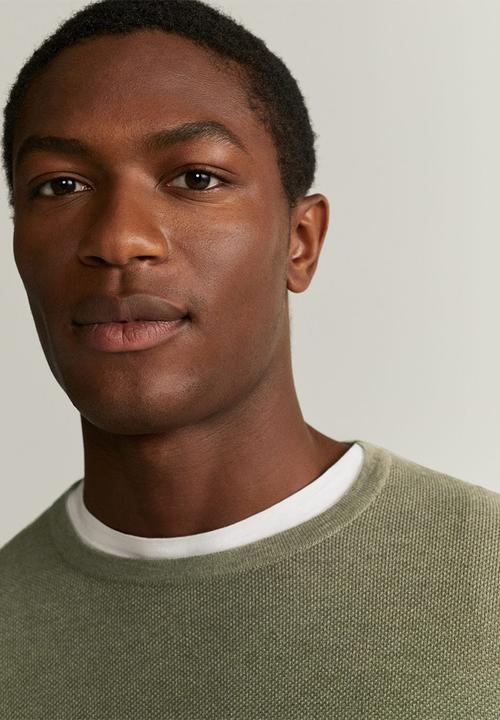 MANGO - Avena sweater - green