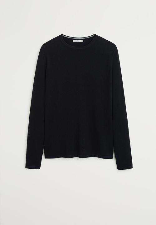 MANGO - Avena sweater - black