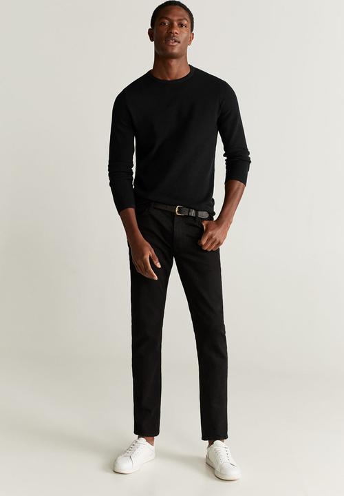 MANGO - Avena sweater - black