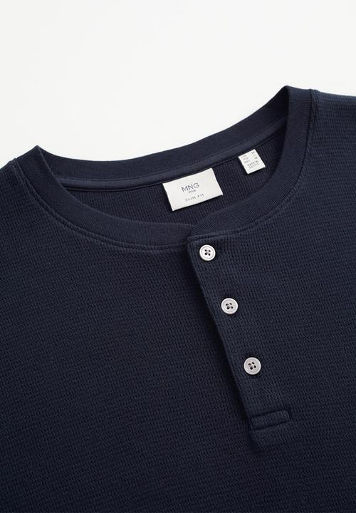 MANGO - Julian T-shirt - navy