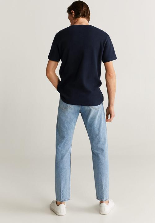 MANGO - Julian T-shirt - navy
