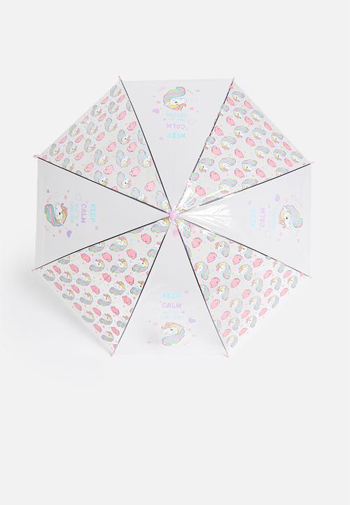 Cool Kids - Unicorn 8-panel umbrella & whistle - multi