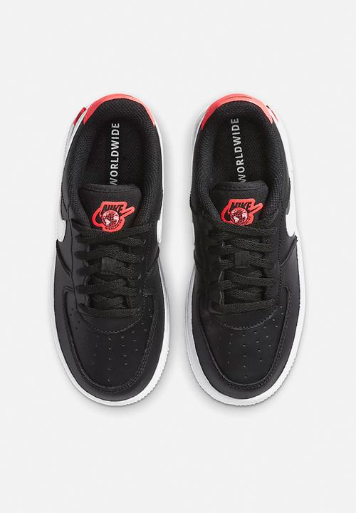 Nike - Force 1 ww (ps) - black/white-flash crimson