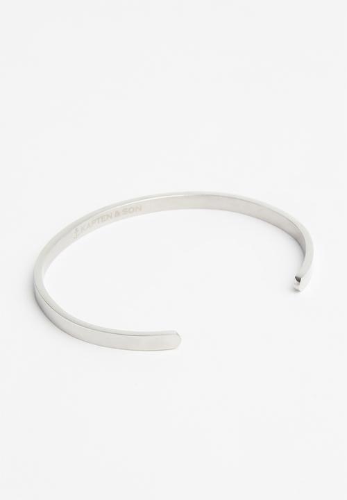 Kapten & Son - Born for adventure bangle - silver