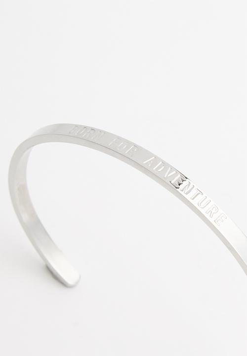 Kapten & Son - Born for adventure bangle - silver