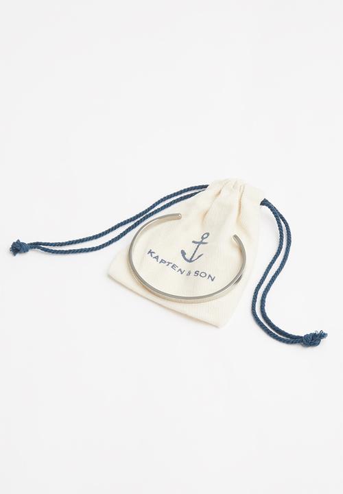 Kapten & Son - Born for adventure bangle - silver