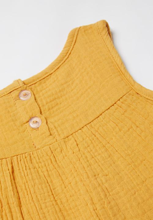 Pop Candy - Girls sleeveless top - yellow