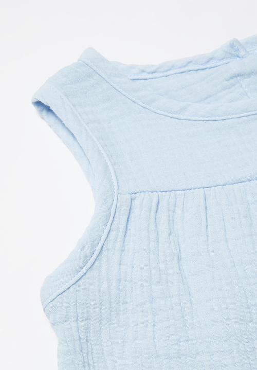 Pop Candy - Girls sleeveless top - blue