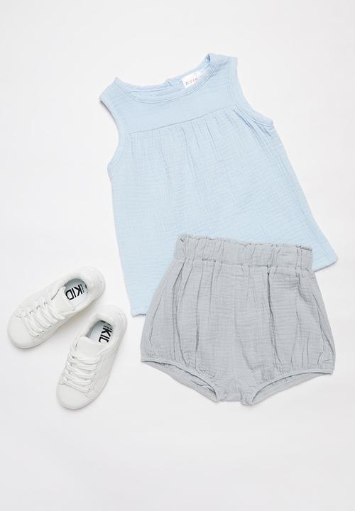 Pop Candy - Girls sleeveless top - blue