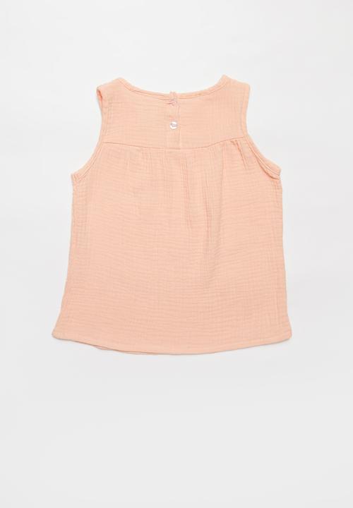 Pop Candy - Girls sleeveless top - pink
