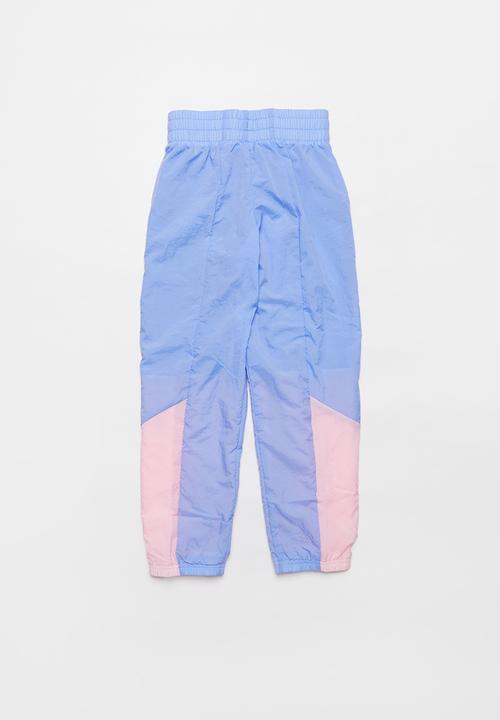 Nike - Girls Nike sportswear heritage woven pant - blue & pink 