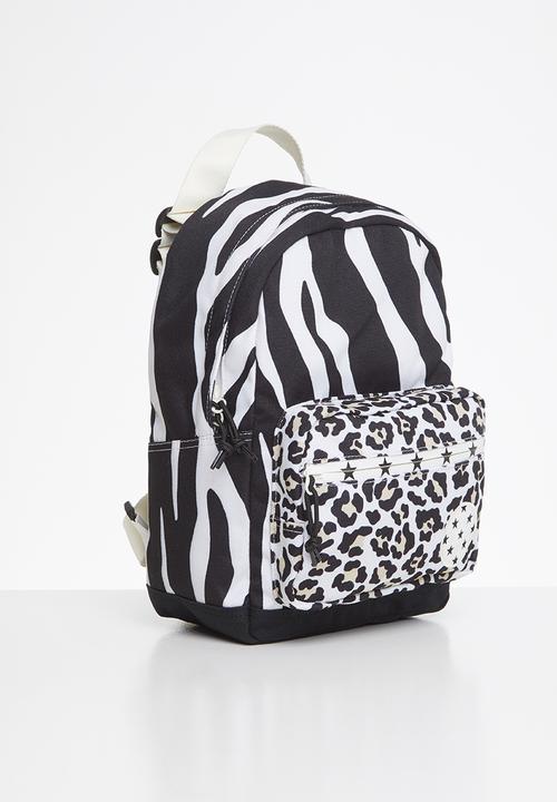 Converse - Go lo archive prints backpack - zebra leopard & stars