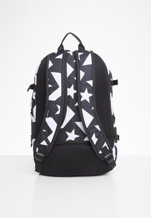 Converse - Converse straight edge backpack - black & white