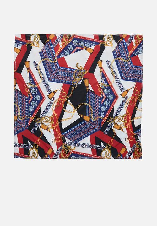 Superbalist - Vintage chain print neckerchief - multi