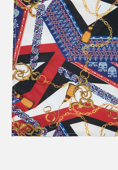 Superbalist - Vintage chain print neckerchief - multi