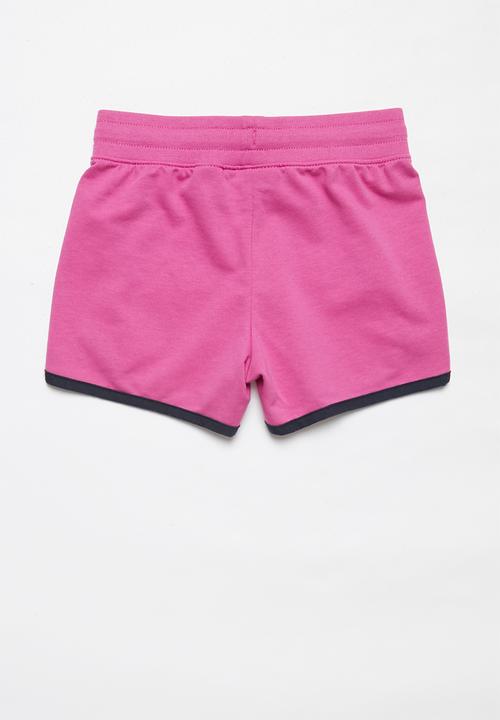 Converse - Converse start chevron shorts - pink & black