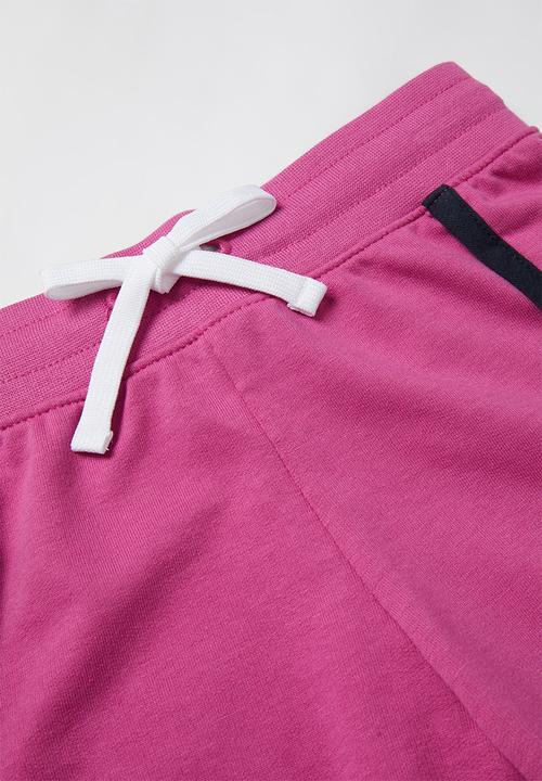 Converse - Converse start chevron shorts - pink & black