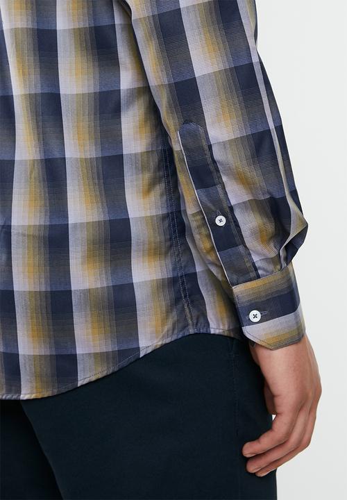 Ben Sherman - Check ls shirt - navy