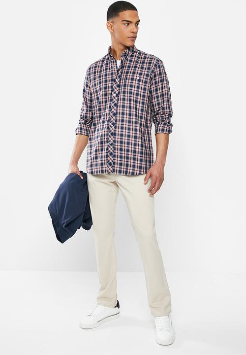 Ben Sherman - Check long sleeve shirt - navy