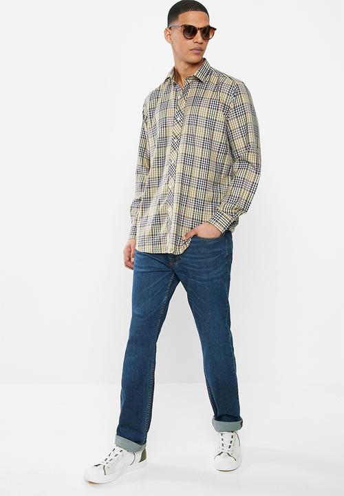 Ben Sherman - Check long sleeve shirt - yellow