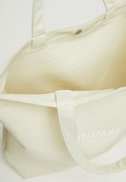 Rubi - Minimalist washed tote - cream