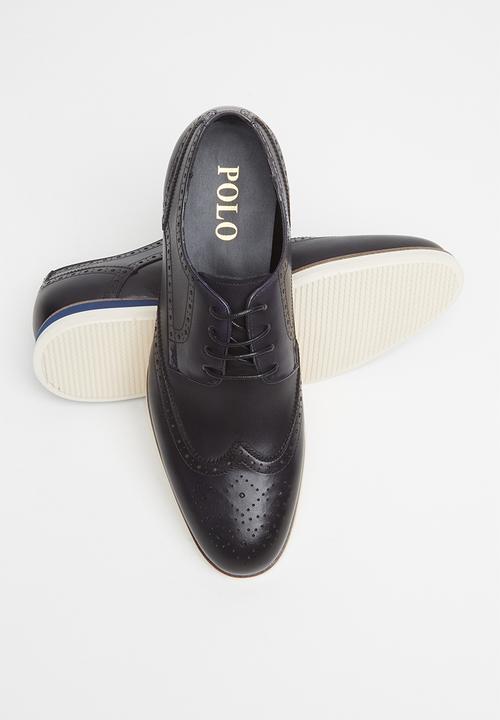 POLO - Mens Gibson wedge wing cap - navy
