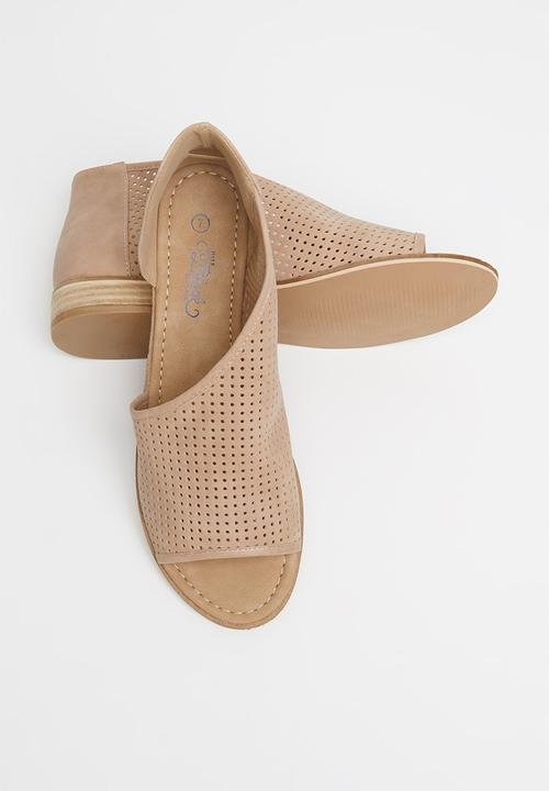 Miss Black - Micah peep toe - pink