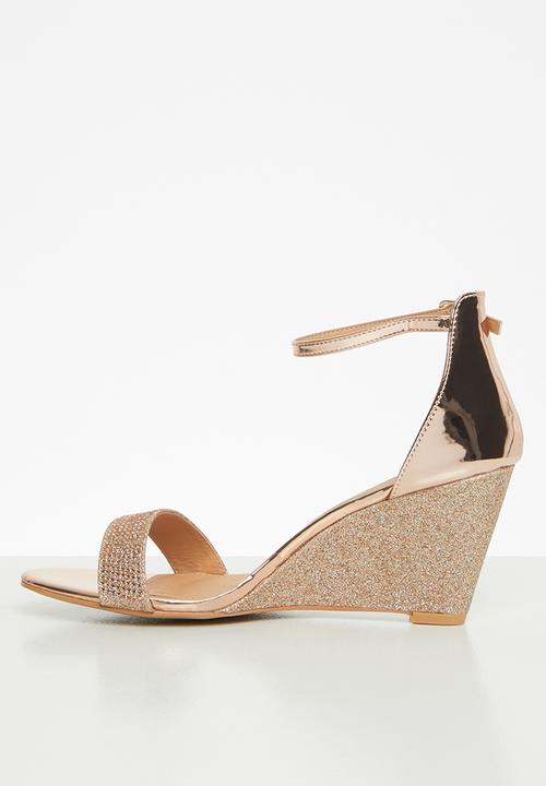 Miss Black - Fippy wedge - rose gold