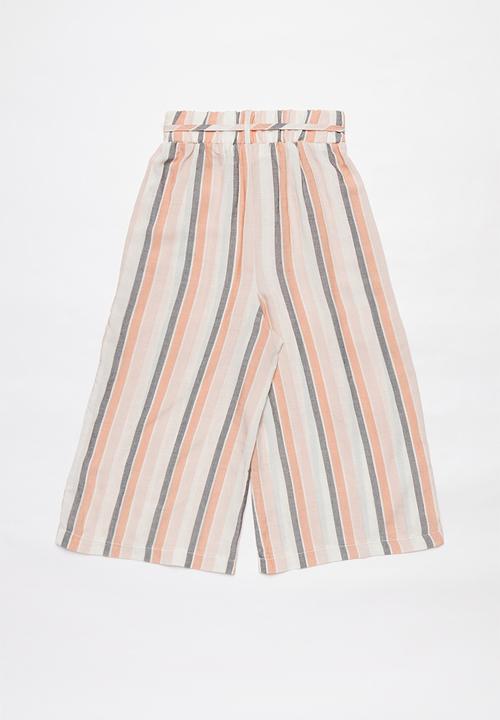 Superbalist - Woven striped culottes - multi