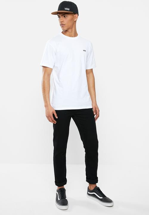 Vans - Left chest logo tee - white