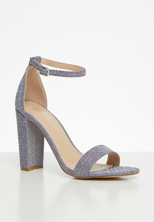 Miss Black - Bublia heel - purple