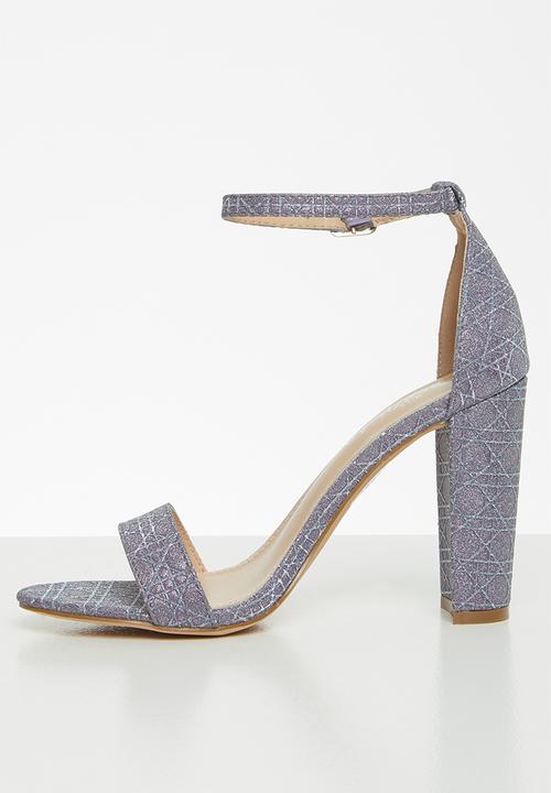 Miss Black - Bublia heel - purple