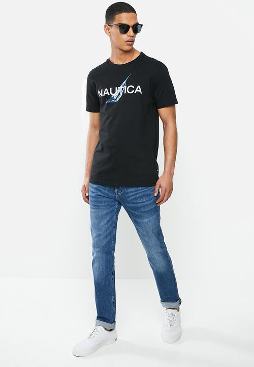 Nautica - Set sail tee - black