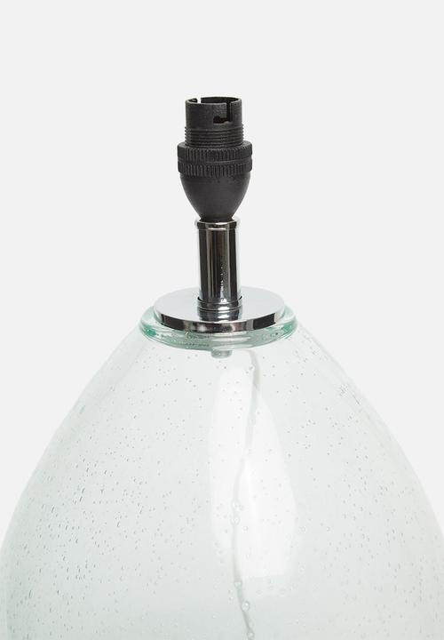 Sixth Floor - Balloon glass lamp base - blue