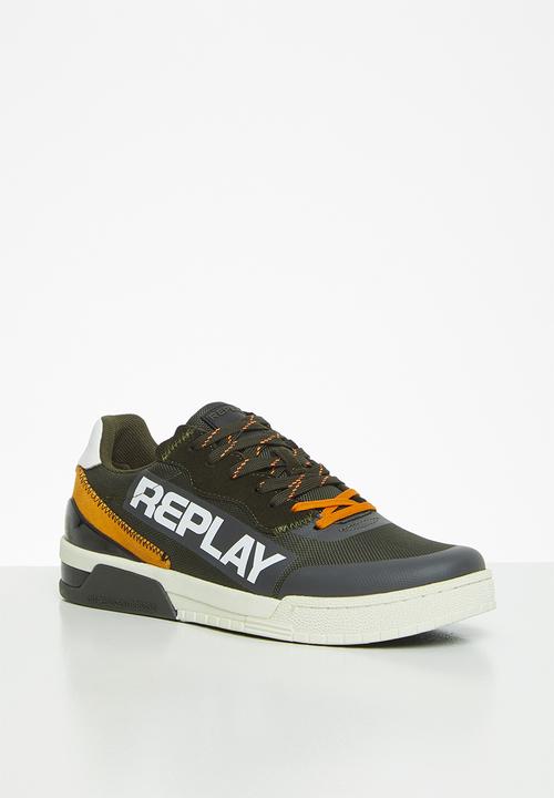 Replay - Astro blossom - army green