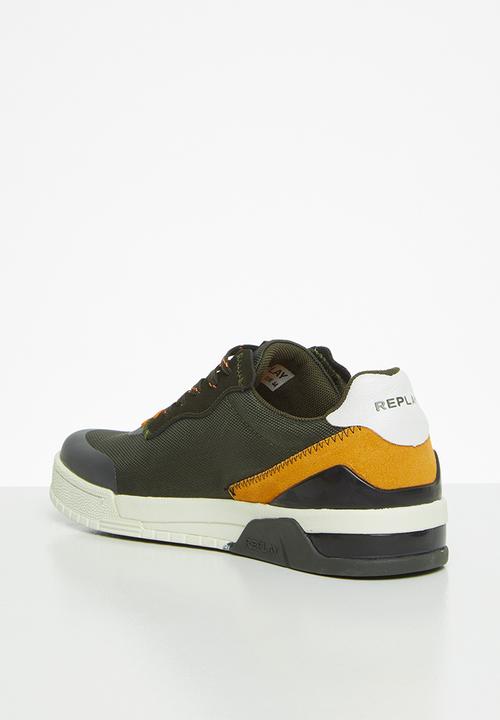 Replay - Astro blossom - army green