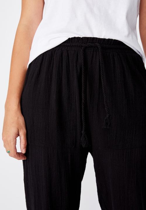 Cotton On - Weekend pant - black