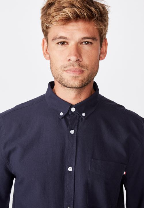 Cotton On - Brunswick shirt 3 - navy  oxford