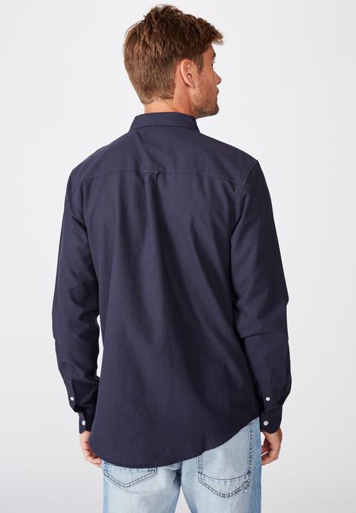 Cotton On - Brunswick shirt 3 - navy  oxford