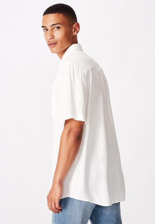 Cotton On - 91 short sleeve shirt - white