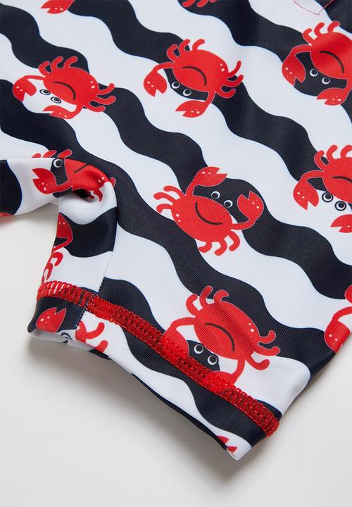 Pop Candy - Baby boys printed swimsuit - red