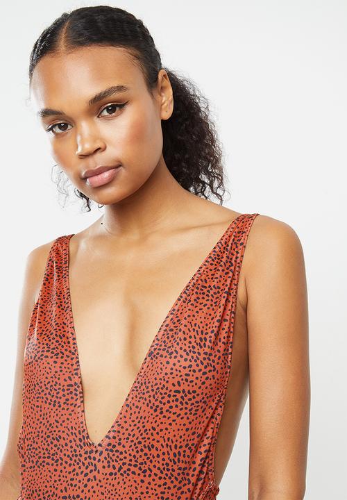BeachCult - Venus one piece - rust & black