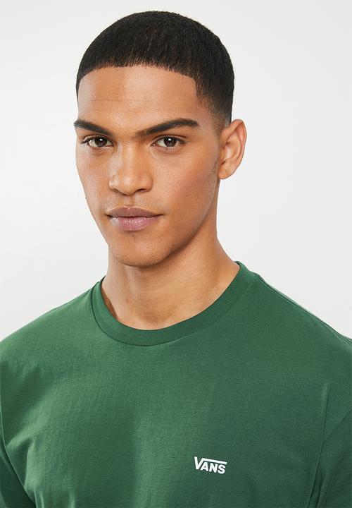 Vans - Left chest logo tee pine needle - green