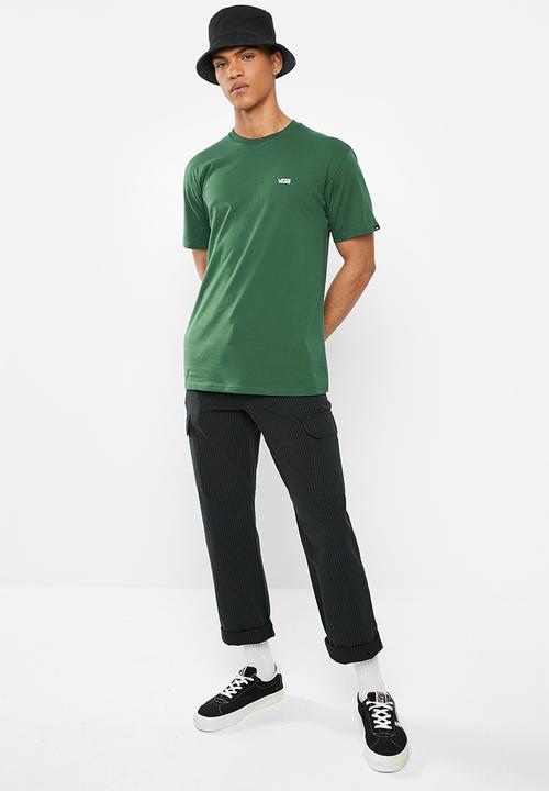Vans - Left chest logo tee pine needle - green