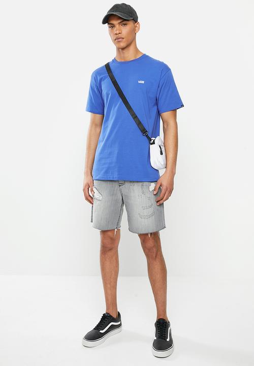 Vans - Left chest logo tee - blue