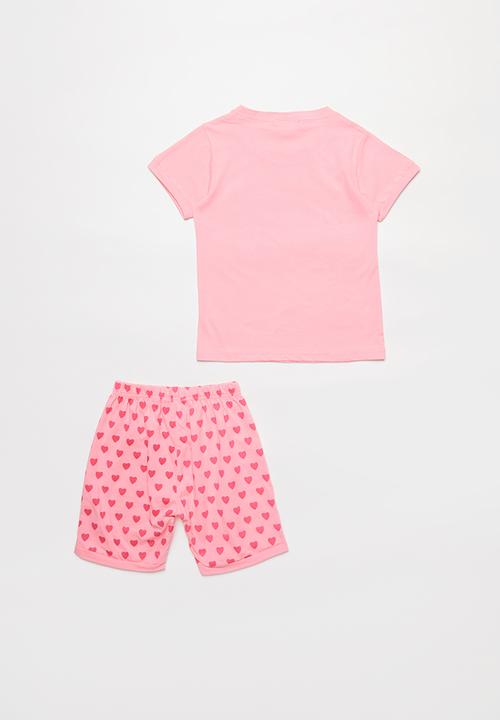 Pop Candy - Girls kitty pyjama set - pink